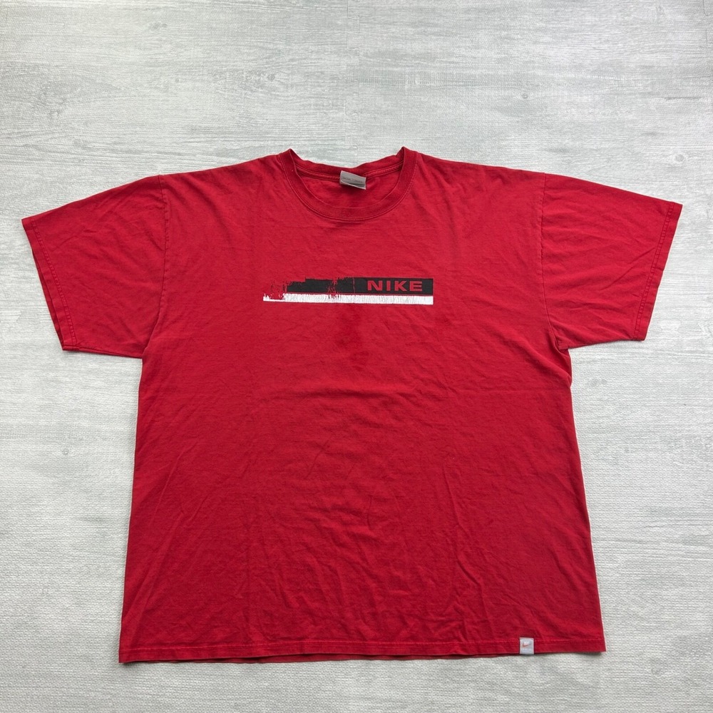 Vintage Nike Swimming Shirt Size XXL Red Sportswear Logo